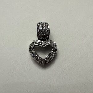 Elegant Silver Heart Pendant